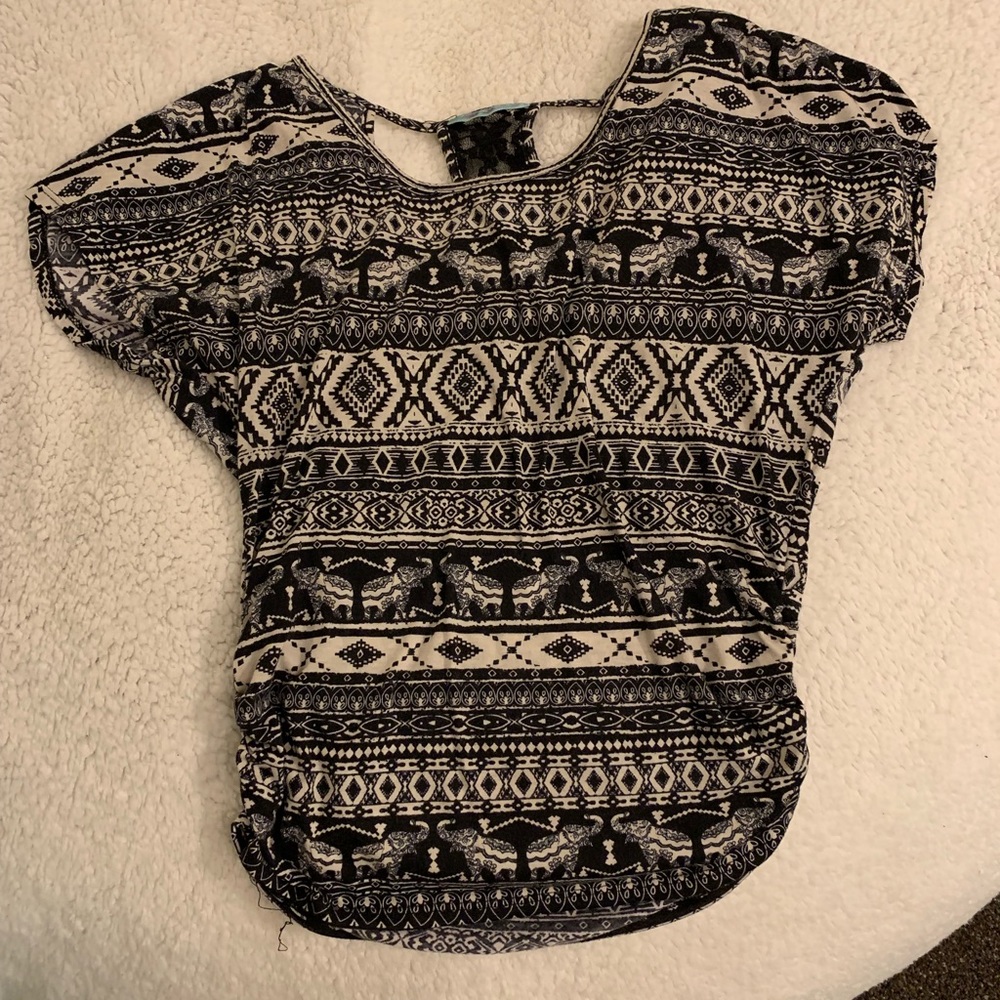 Elephant print t shirt
